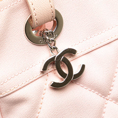 Small Quilted Canvas Paris Biarritz Tote