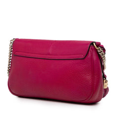 Medium Leather Soho Chain Flap Crossbody