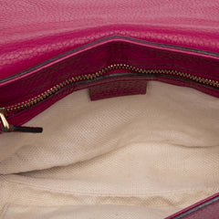 Medium Leather Soho Chain Flap Crossbody