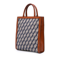 Small Triomphe Canvas Maillon Vertical Cabas Satchel