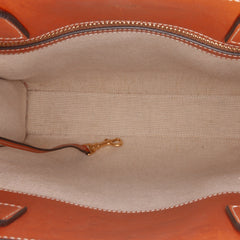 Small Triomphe Canvas Maillon Vertical Cabas Satchel