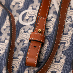 Small Triomphe Canvas Maillon Vertical Cabas Satchel