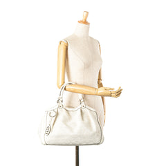 Medium Diamante Raffia Sukey Tote