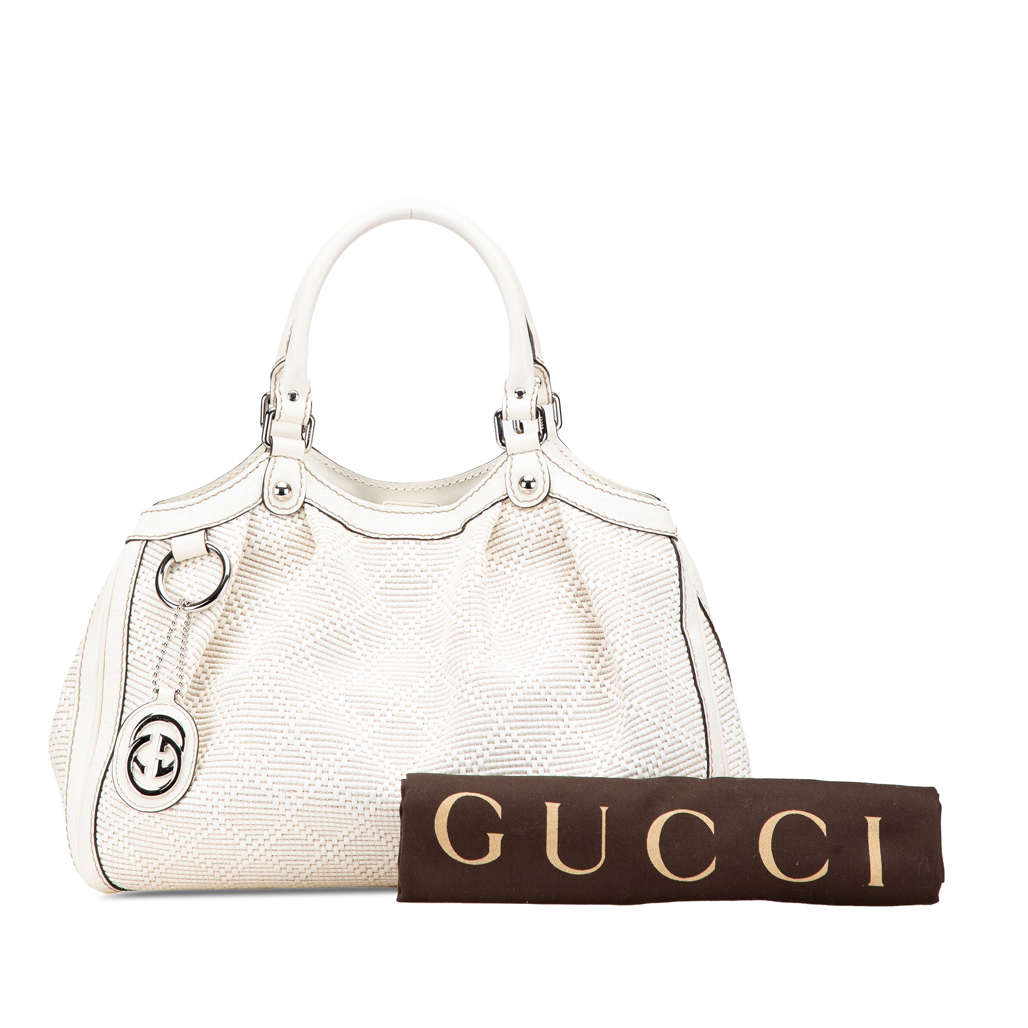 Medium Diamante Raffia Sukey Tote