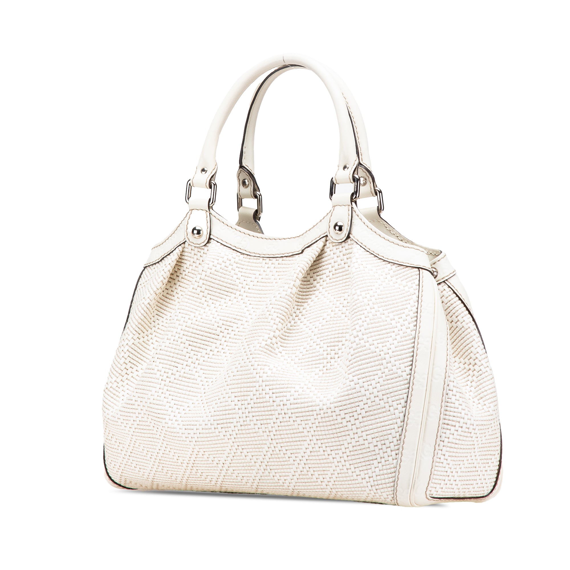 Medium Diamante Raffia Sukey Tote