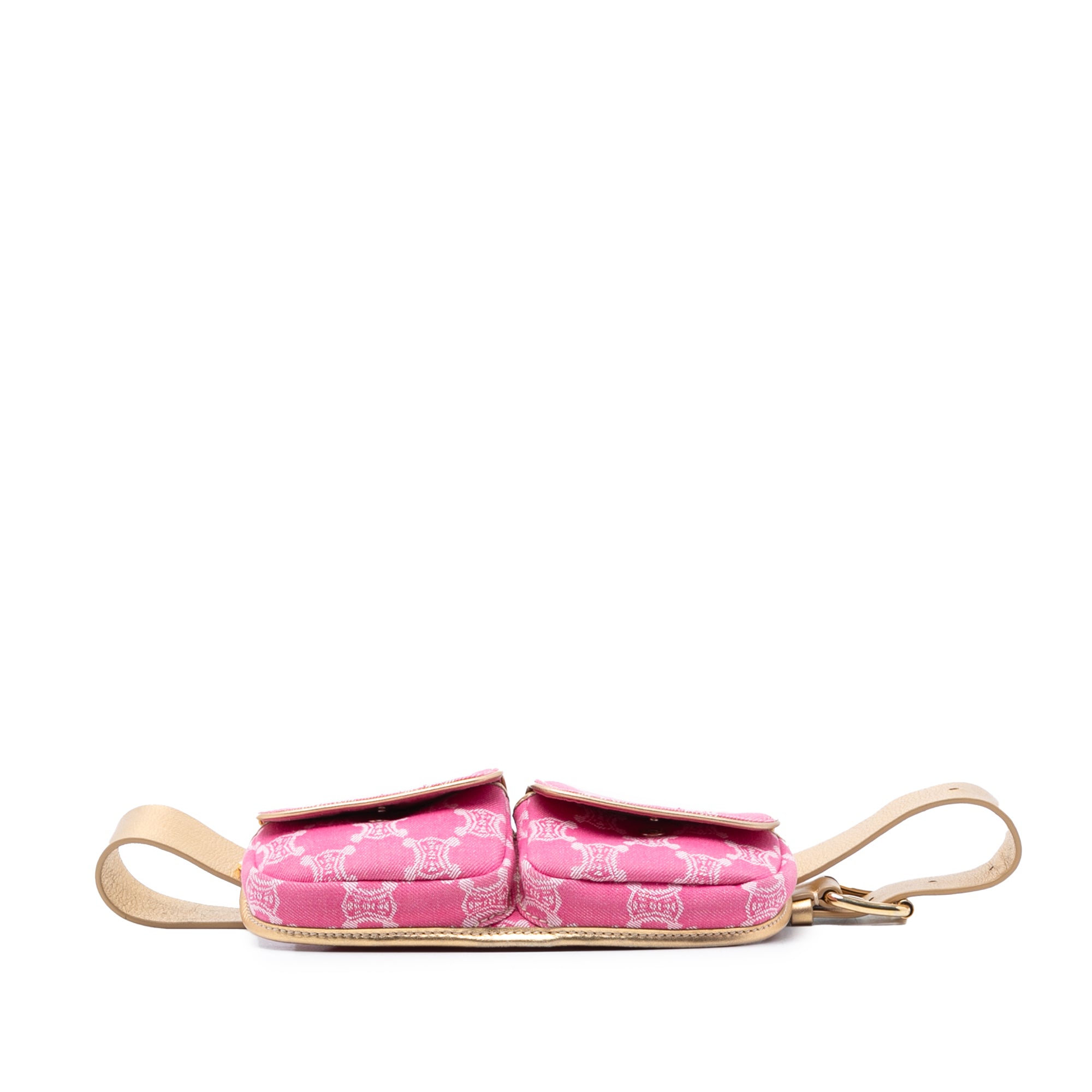 Macadam Denim Double Pocket Belt Bag