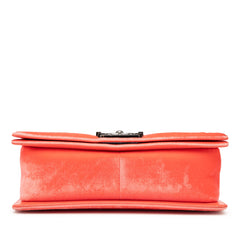 Old Medium Quilted Velvet Boy Flap