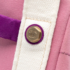 Canvas Square Stitch Tote