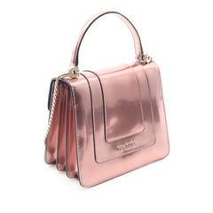 Patent Serpenti Forever Top Handle Satchel