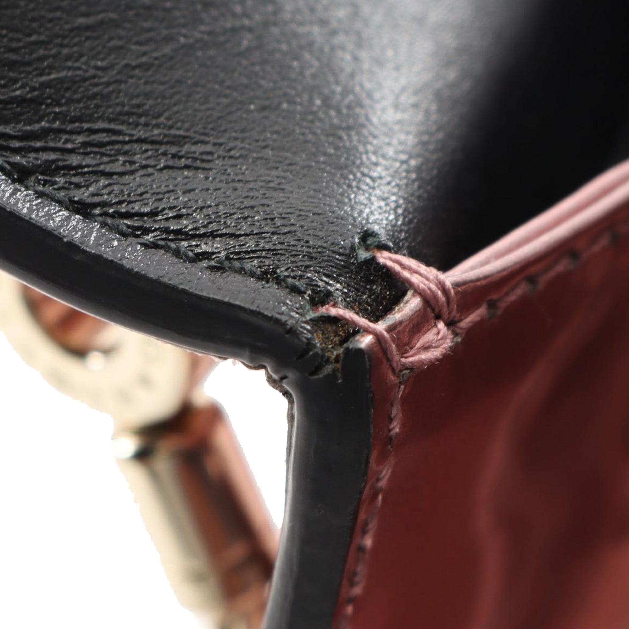 Patent Serpenti Forever Top Handle Satchel