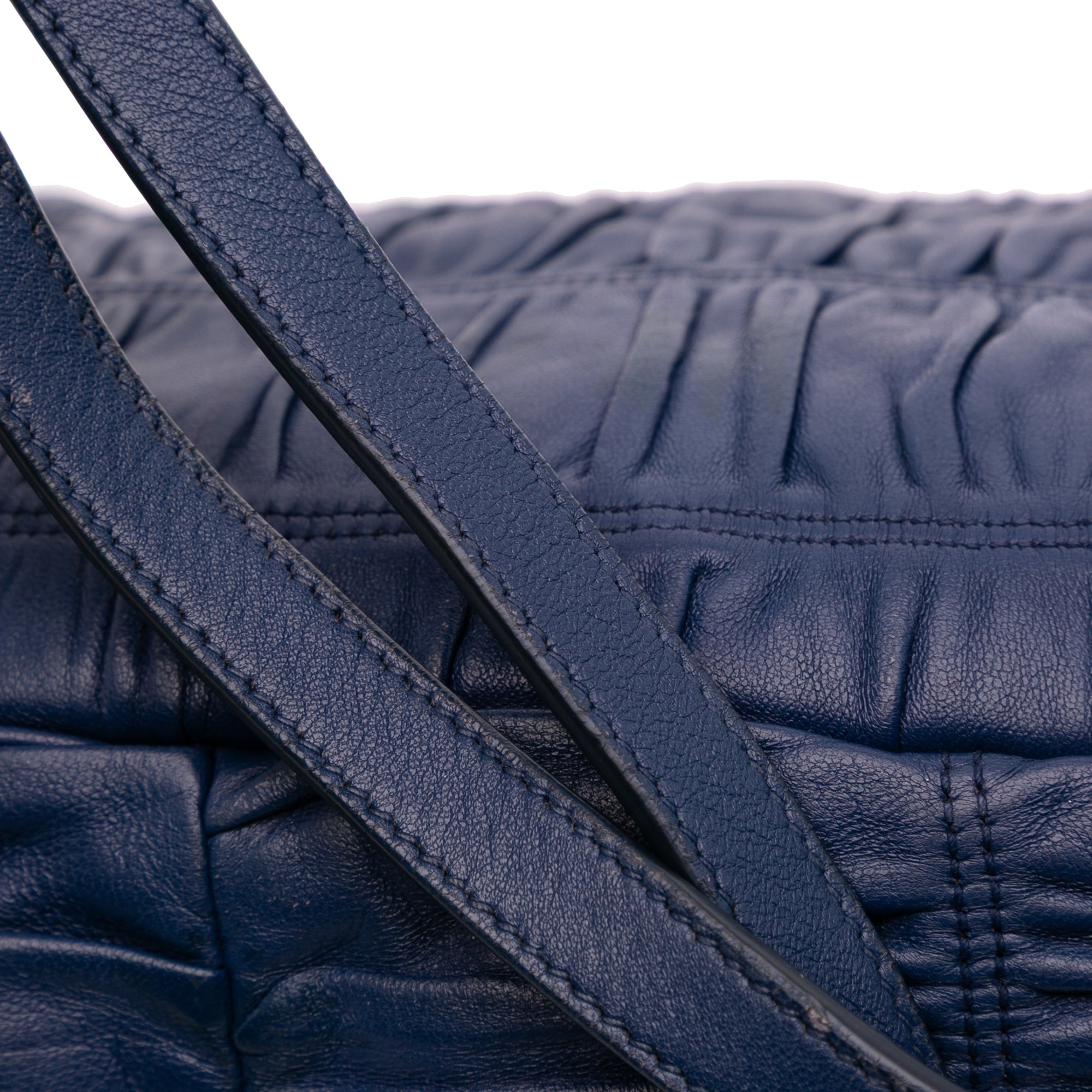 Nappa Gaufre Shoulder Bag