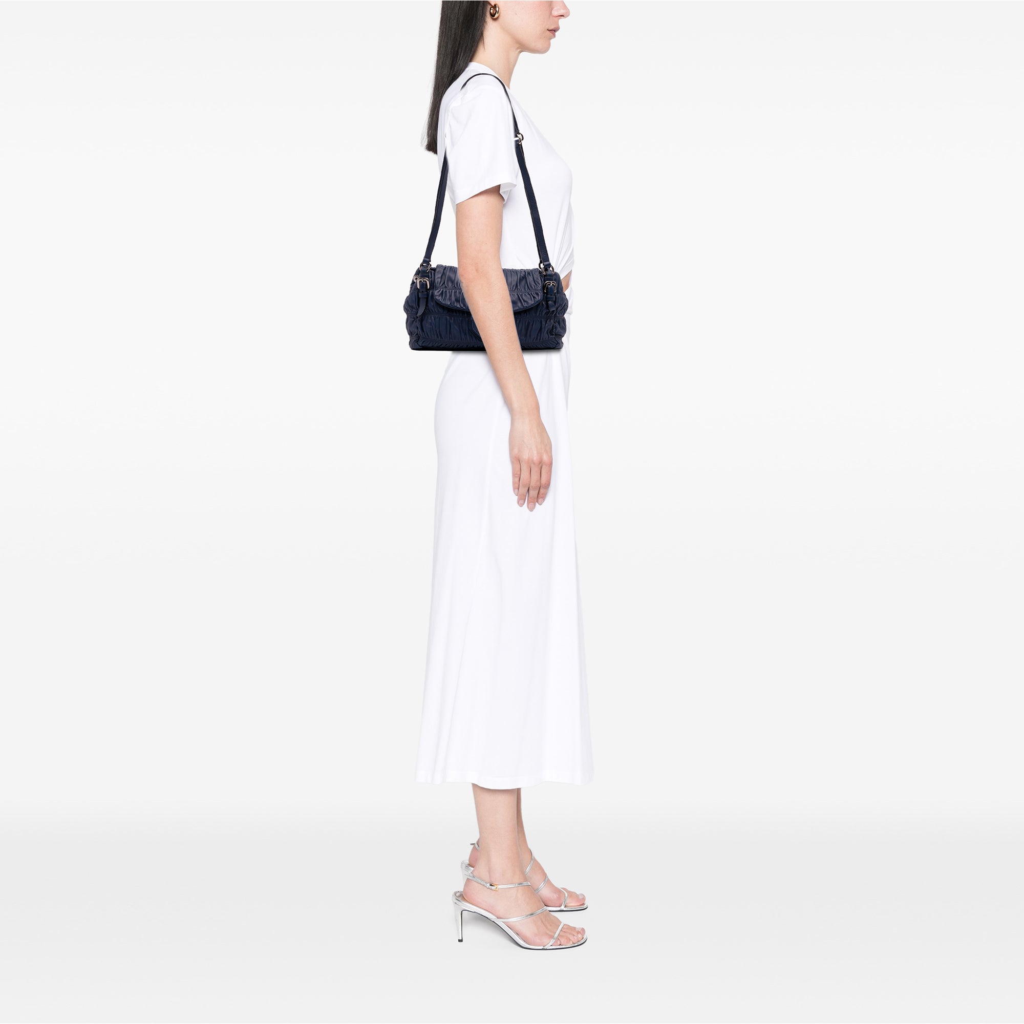 Nappa Gaufre Shoulder Bag