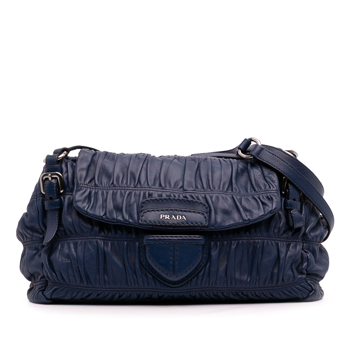 Nappa Gaufre Shoulder Bag
