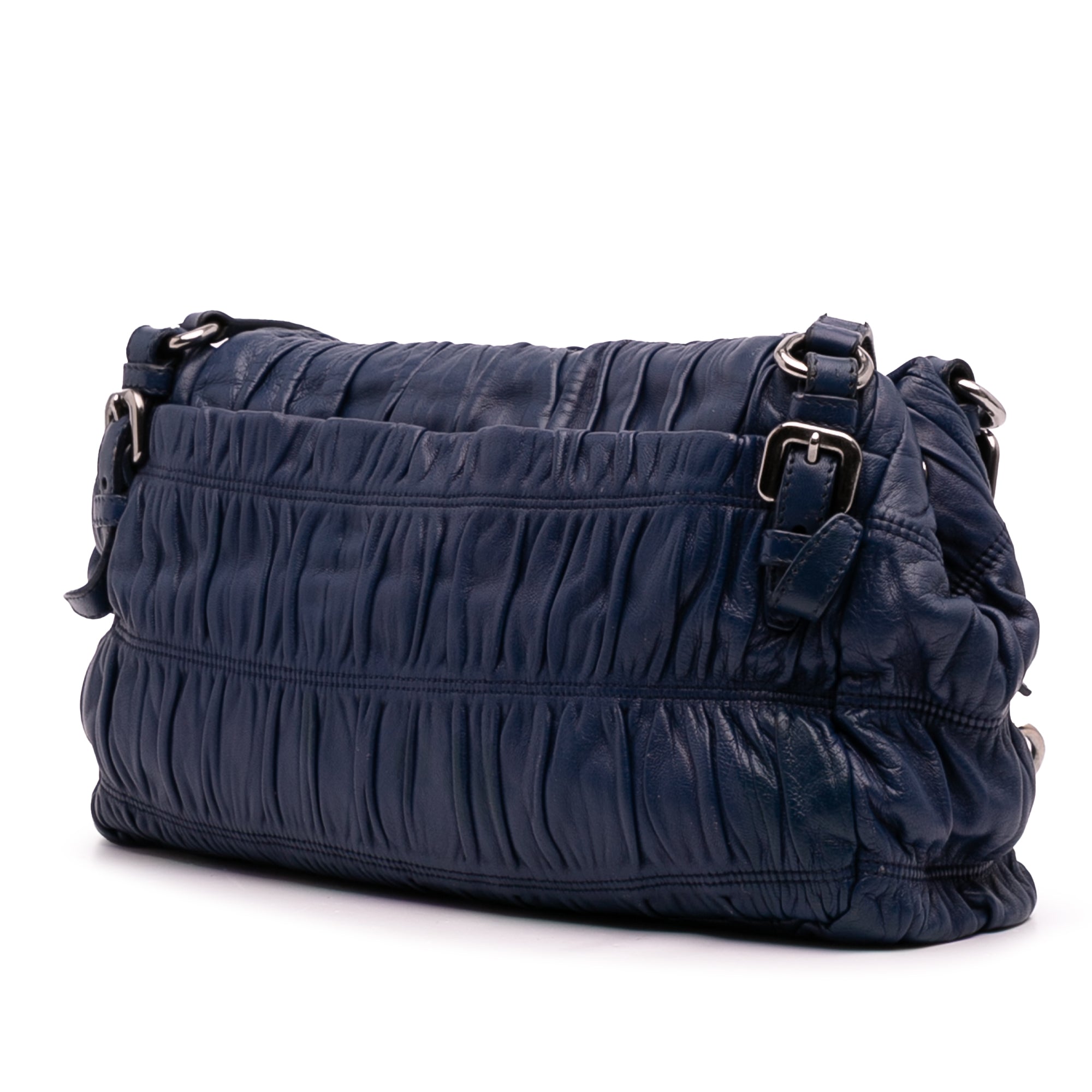 Nappa Gaufre Shoulder Bag