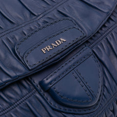 Nappa Gaufre Shoulder Bag