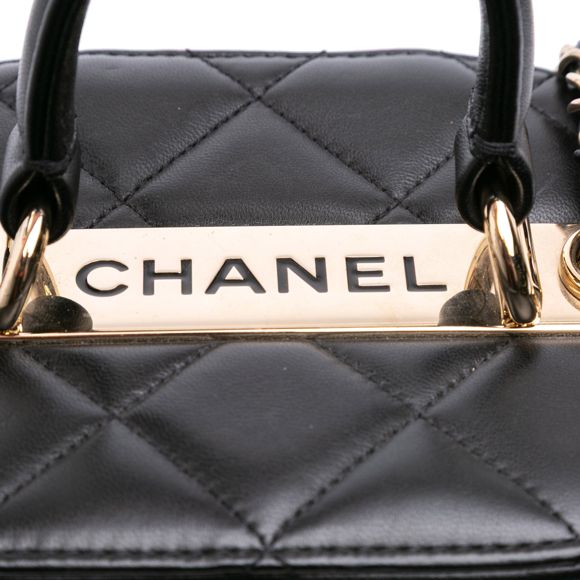 Quilted Lambskin Trendy CC Vanity Case
