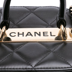 Quilted Lambskin Trendy CC Vanity Case