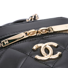 Quilted Lambskin Trendy CC Vanity Case
