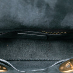 Mini Denim Cannage Studded Supple Lady Dior