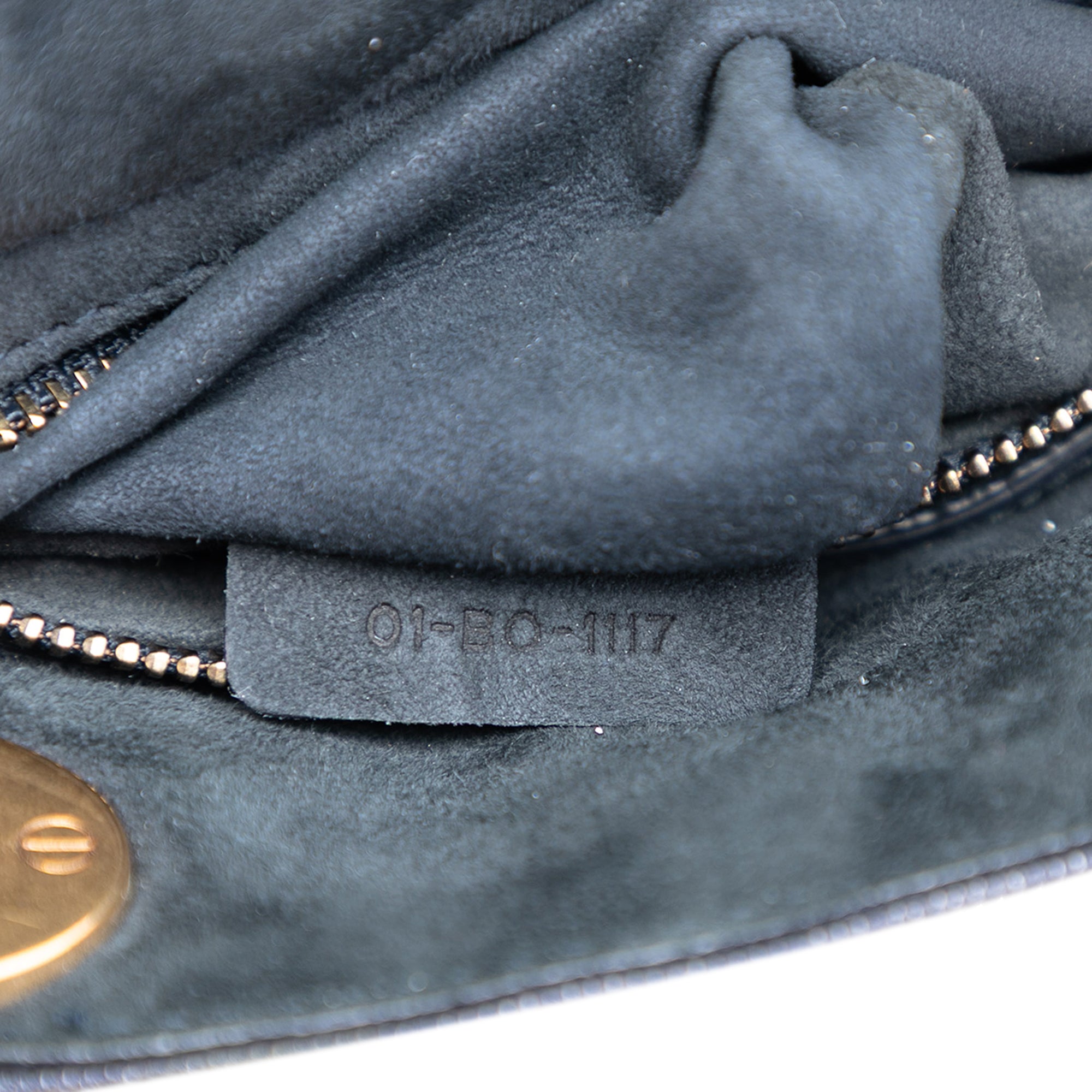 Mini Denim Cannage Studded Supple Lady Dior