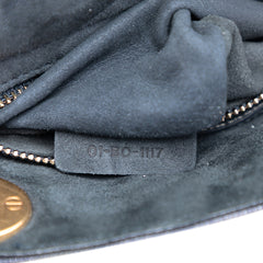 Mini Denim Cannage Studded Supple Lady Dior