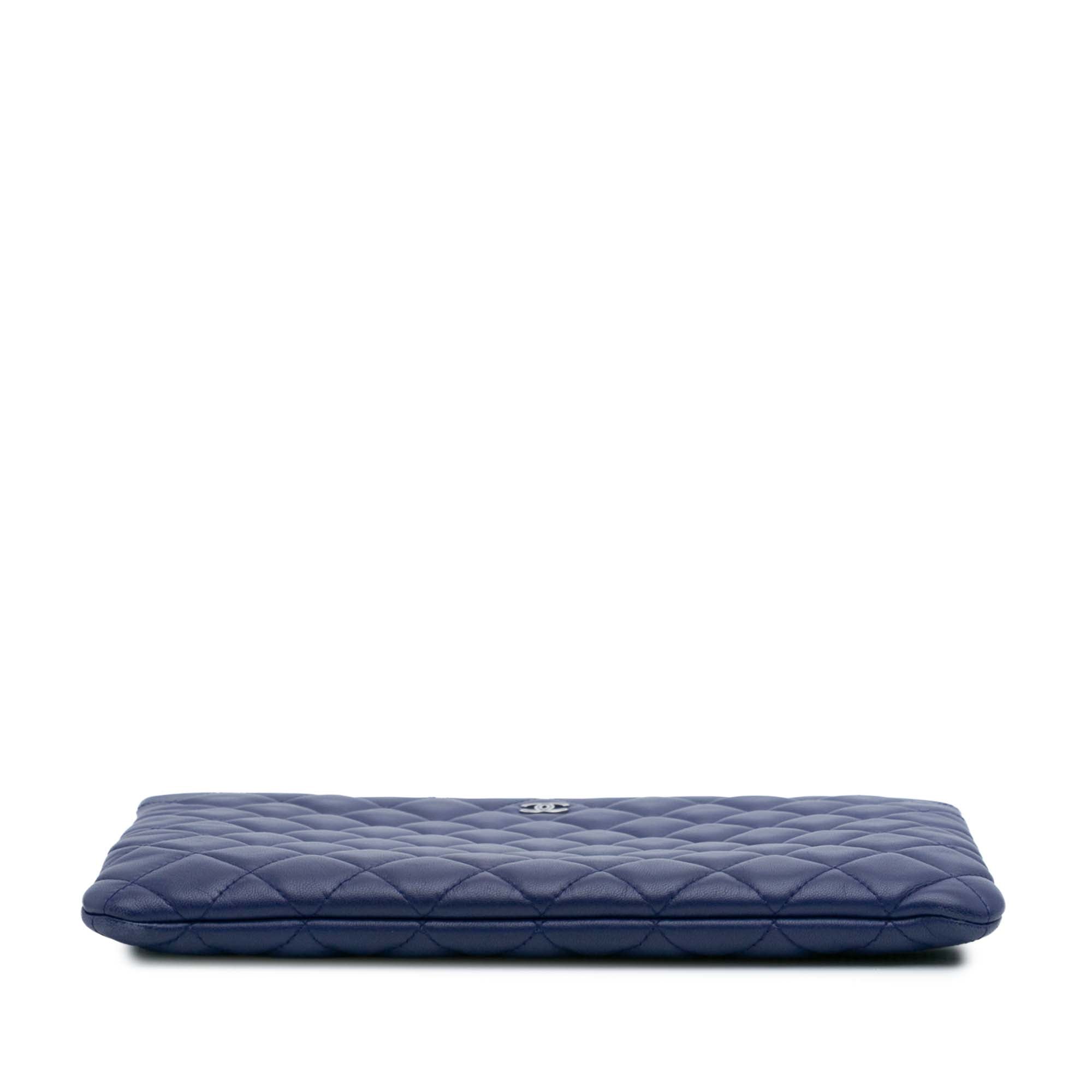 Medium Quilted Lambskin O Case Clutch