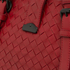 Small Nappa Intrecciato Roma Satchel