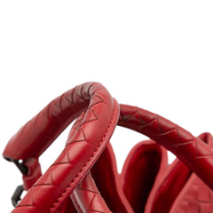 Small Nappa Intrecciato Roma Satchel