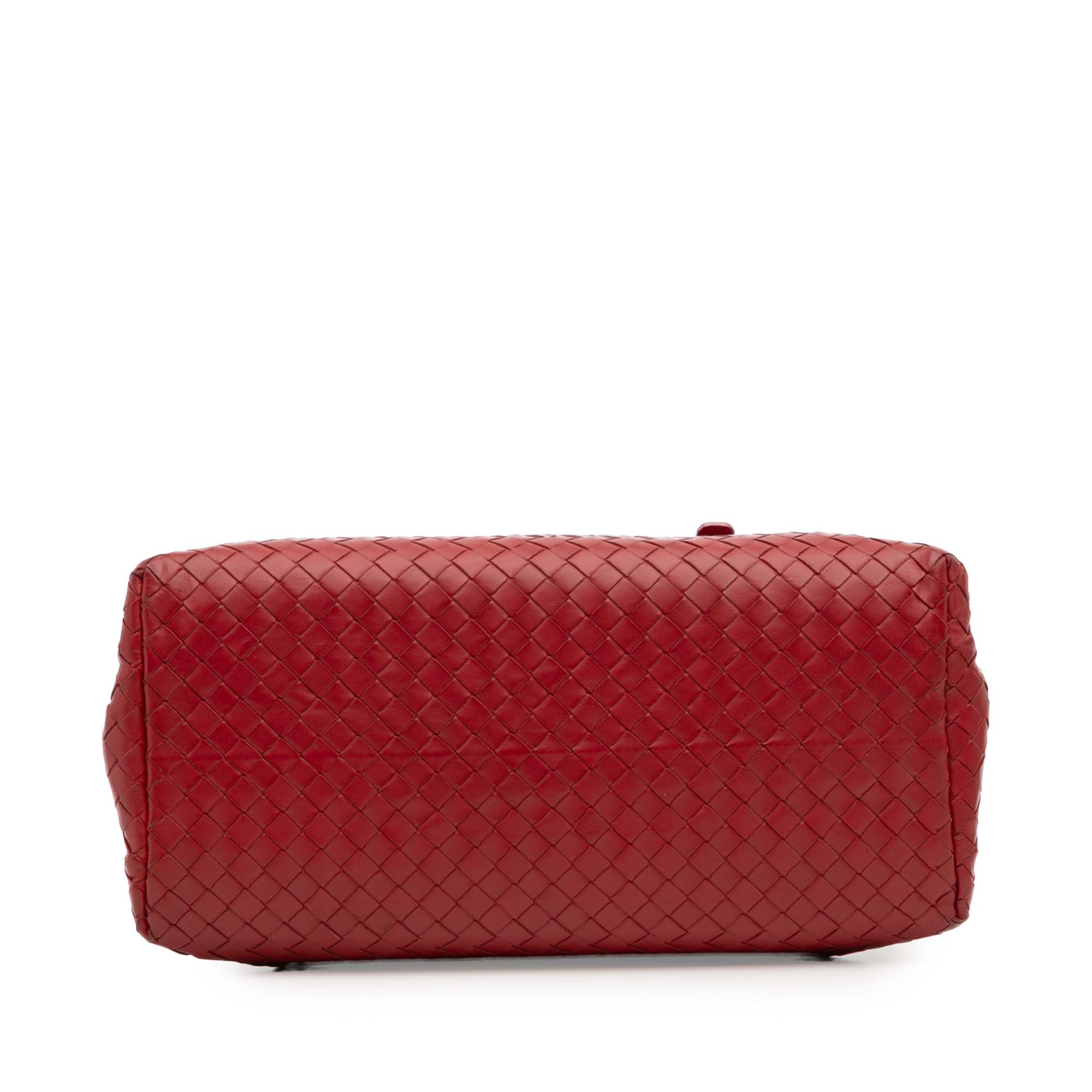 Small Nappa Intrecciato Roma Satchel