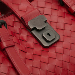 Small Nappa Intrecciato Roma Satchel