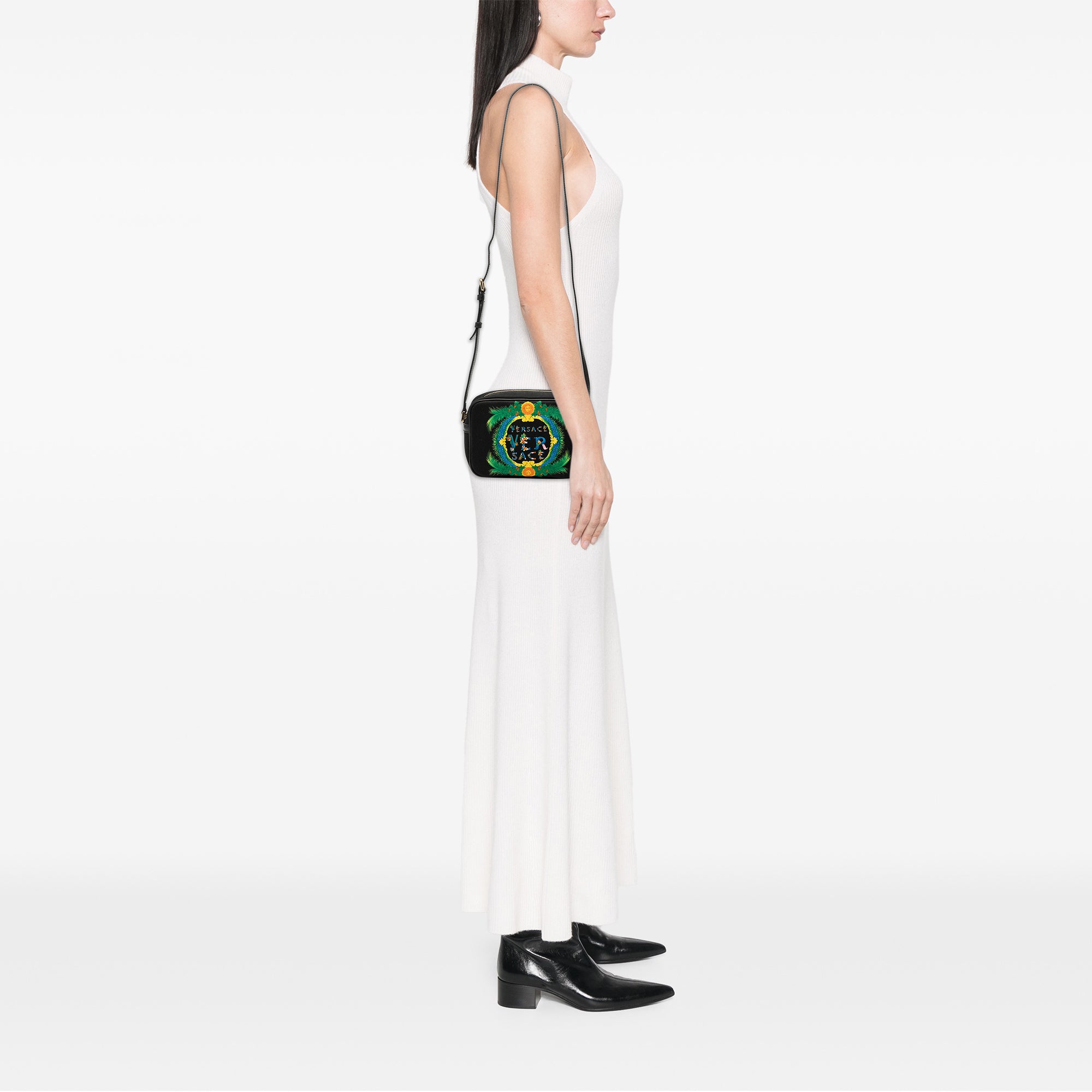 Logo Canvas Beverly Palm Miami Crossbody