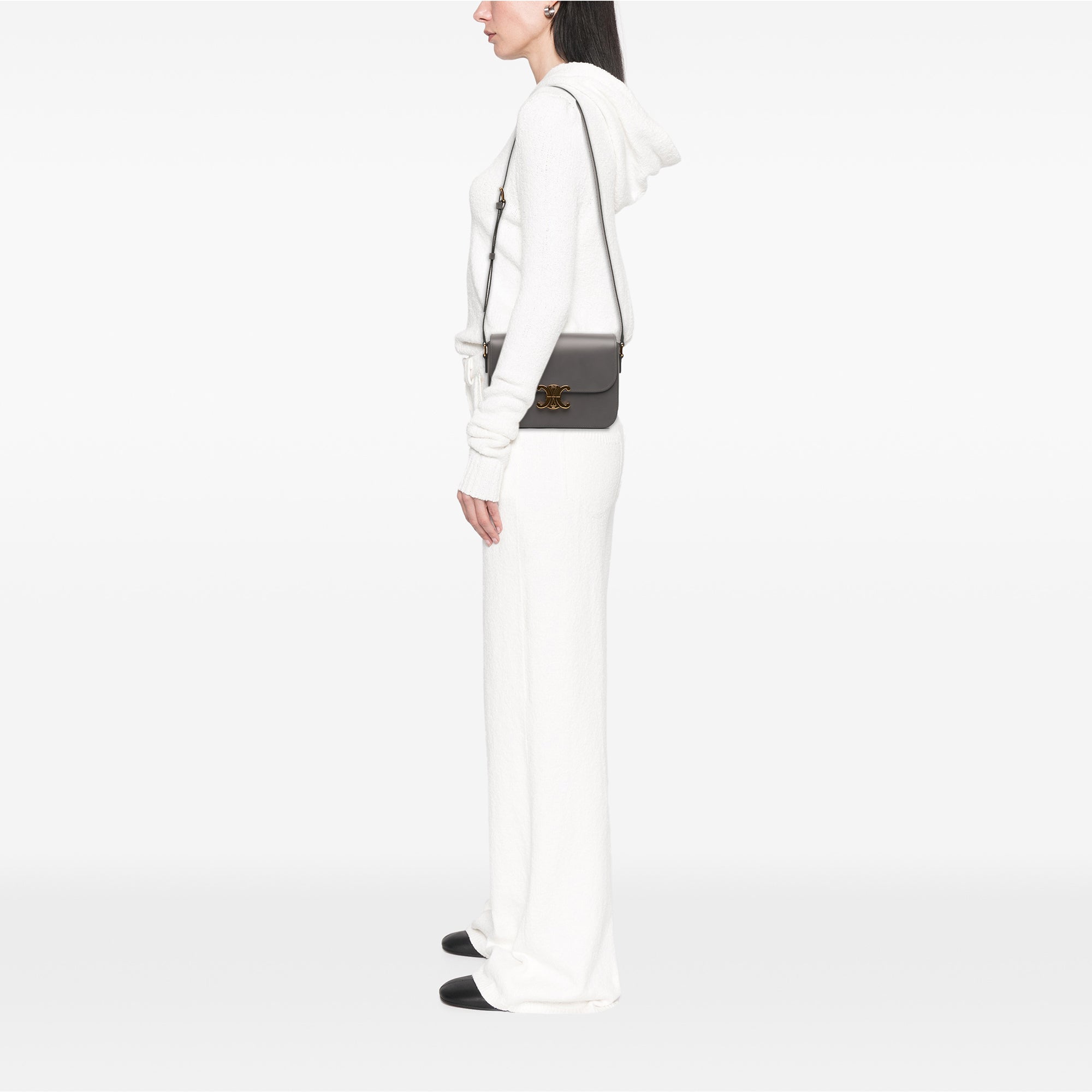 Classique Shiny Calfskin Triomphe Crossbody