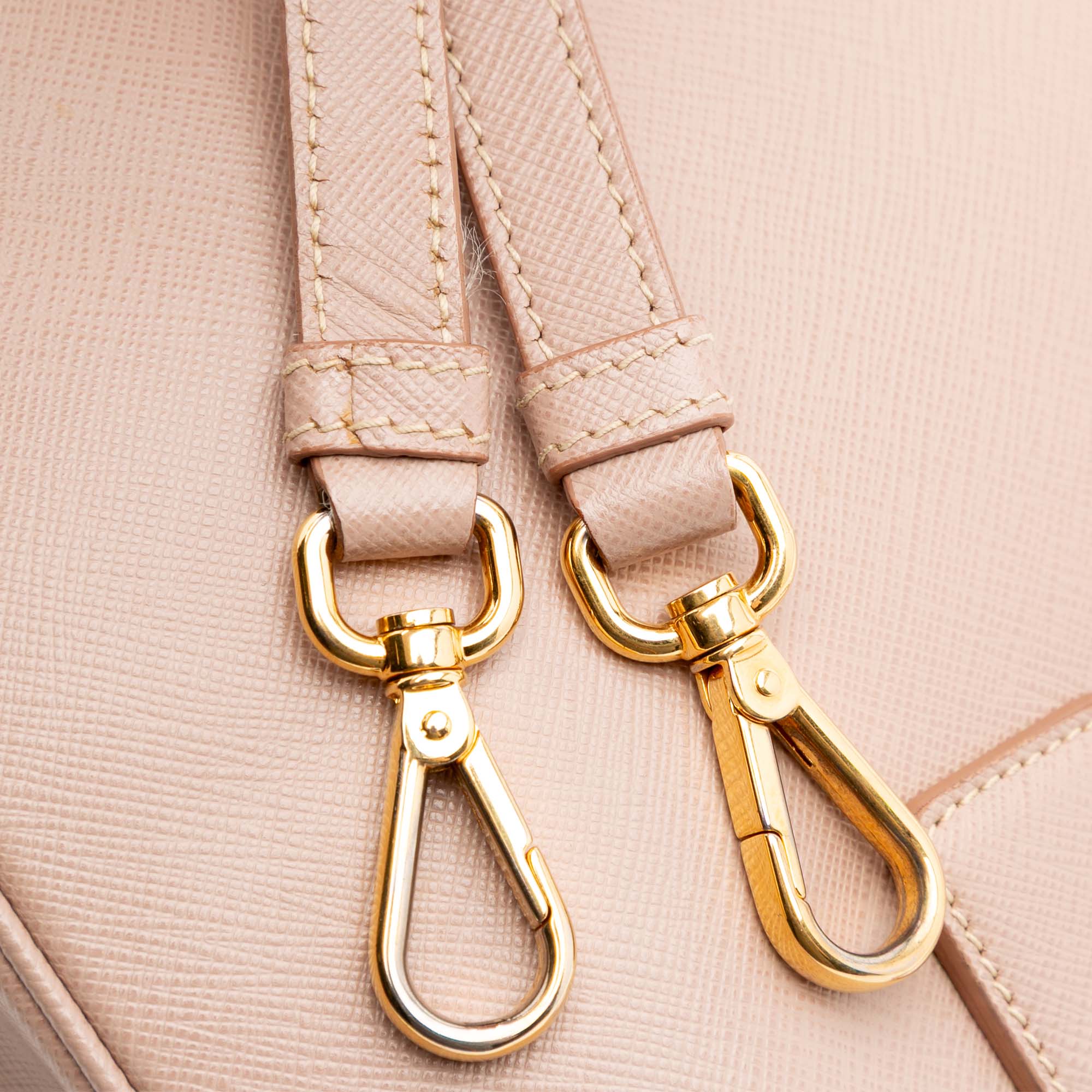 Small Saffiano Lux Galleria Satchel