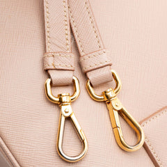 Small Saffiano Lux Galleria Satchel