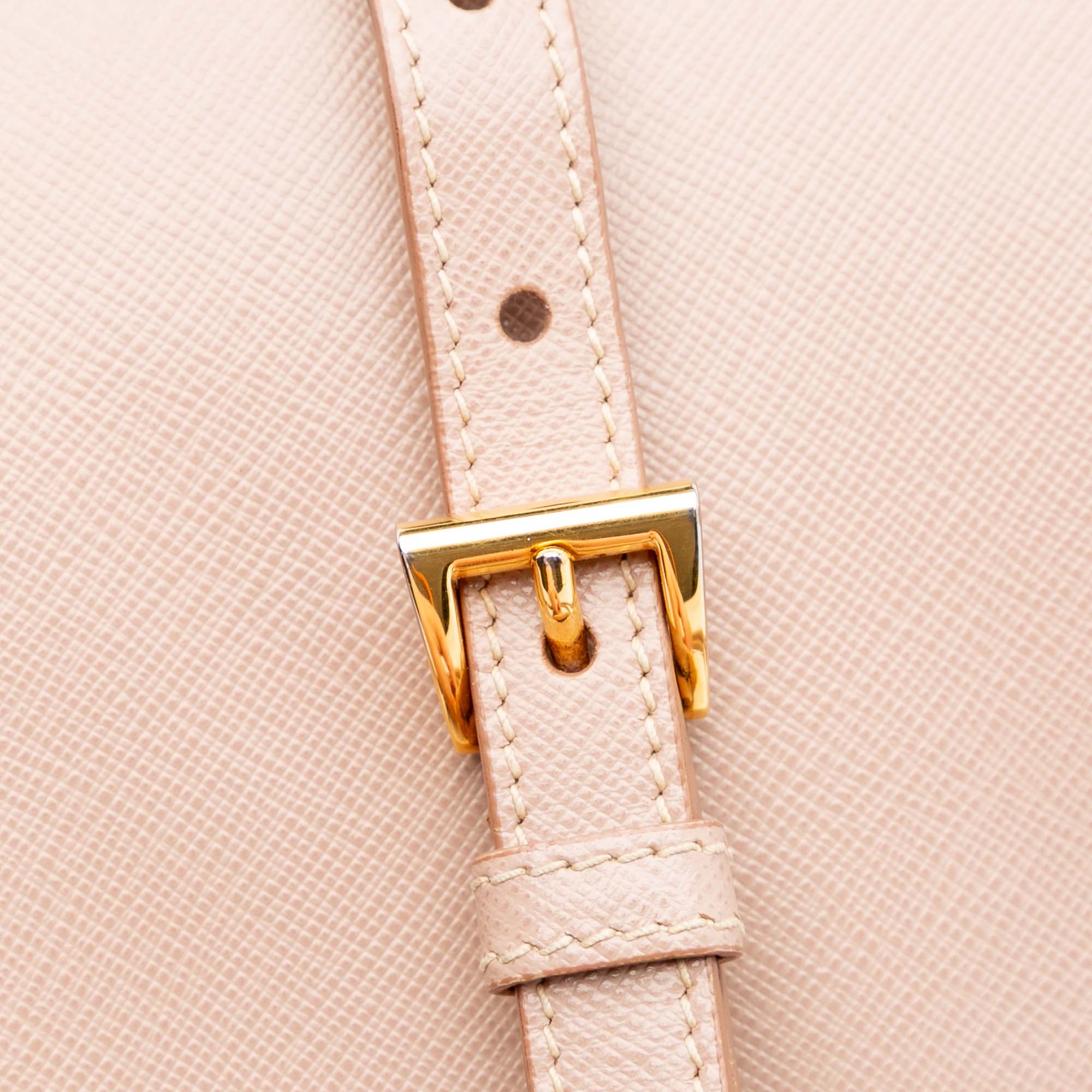 Small Saffiano Lux Galleria Satchel