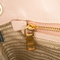 Small Saffiano Lux Galleria Satchel