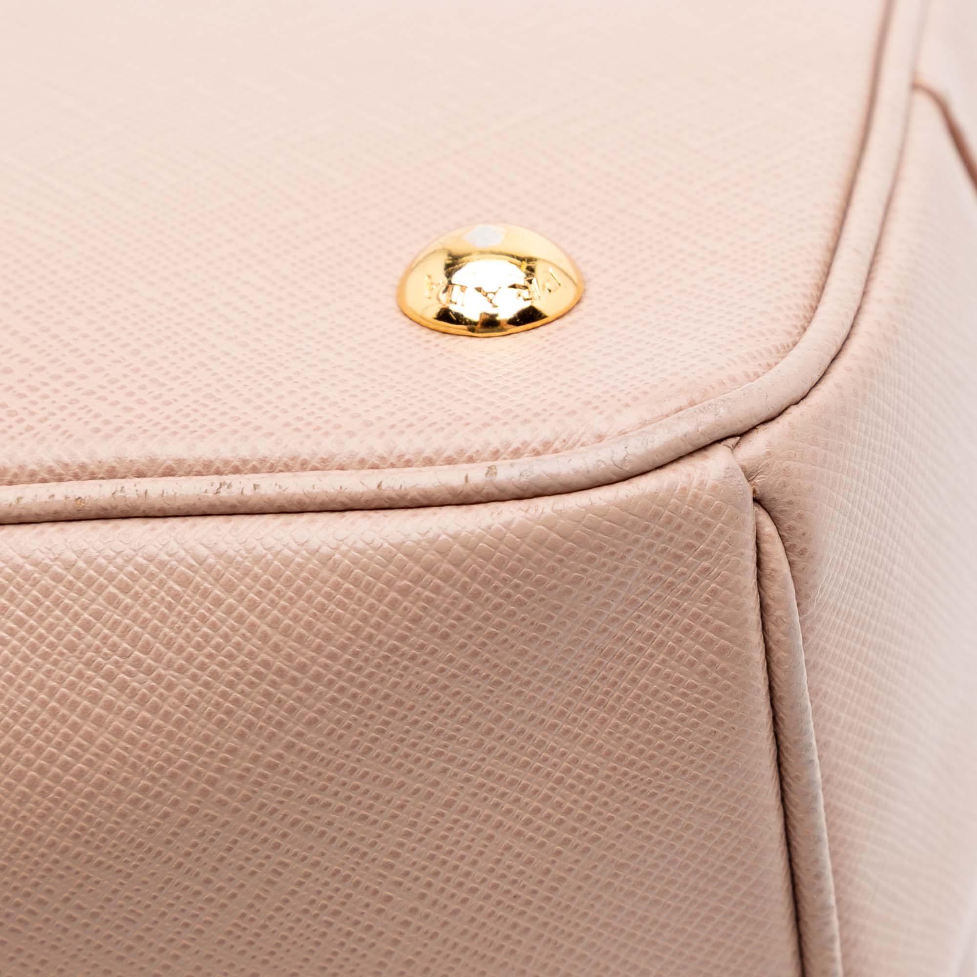 Small Saffiano Lux Galleria Satchel