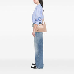 Small Saffiano Lux Galleria Satchel