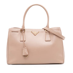 Small Saffiano Lux Galleria Satchel