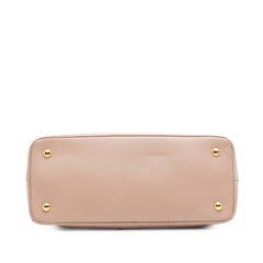 Small Saffiano Lux Galleria Satchel