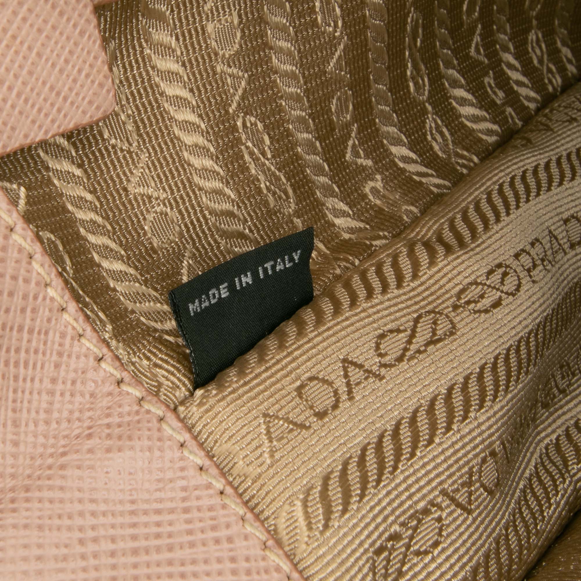 Small Saffiano Lux Galleria Satchel