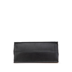Medium Embossed Leather Book Tote