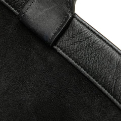 Medium Embossed Leather Book Tote