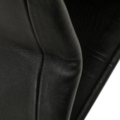 Medium Embossed Leather Book Tote