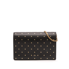 Calfskin Embossed Stars Wallet on Chain