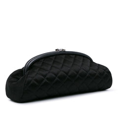 Quilted Satin Timeless Clutch_1