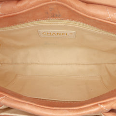 Small Aged Calfskin Chic Quilt Flap