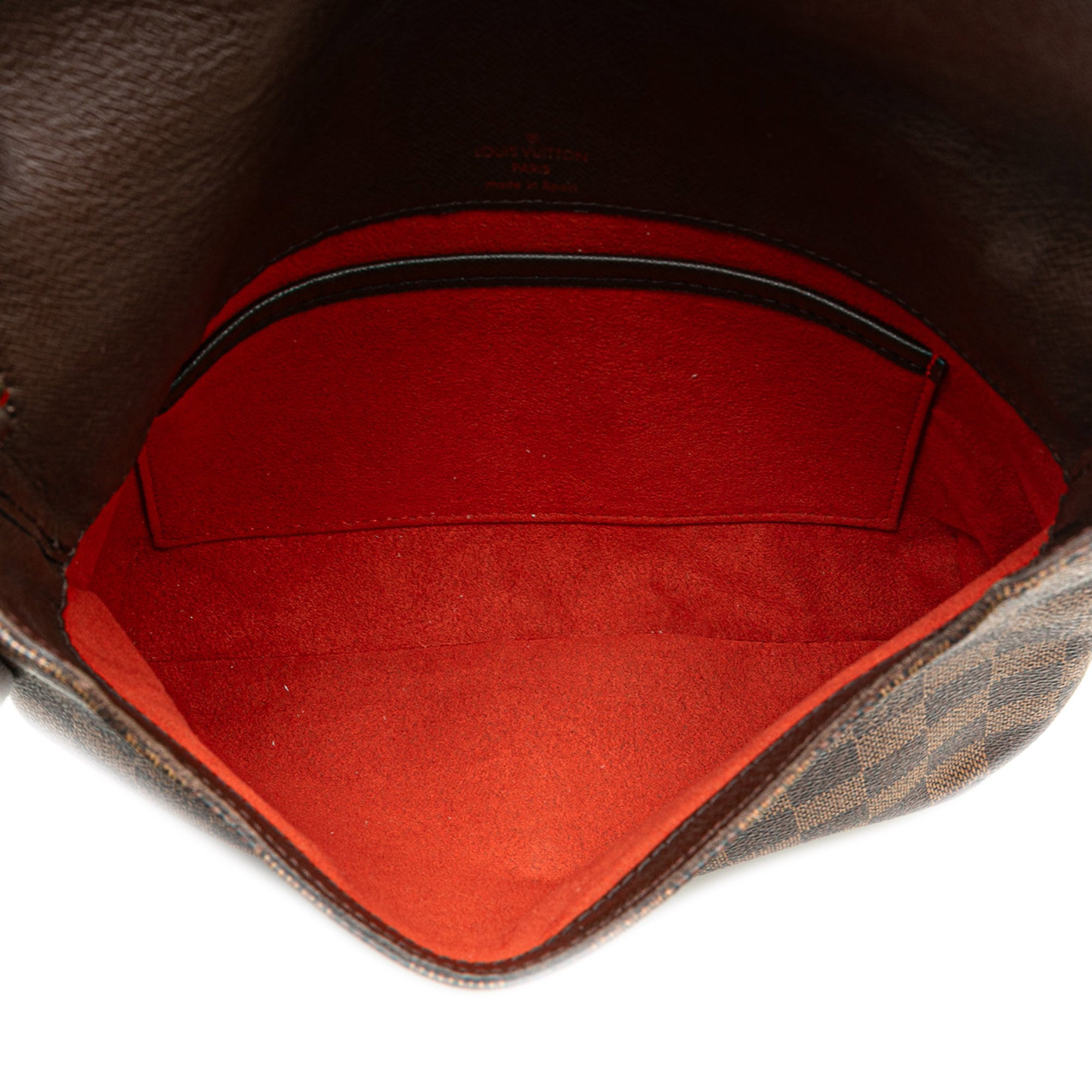 Damier Ebene Musette Tango Short Strap