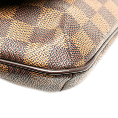 Damier Ebene Musette Tango Short Strap