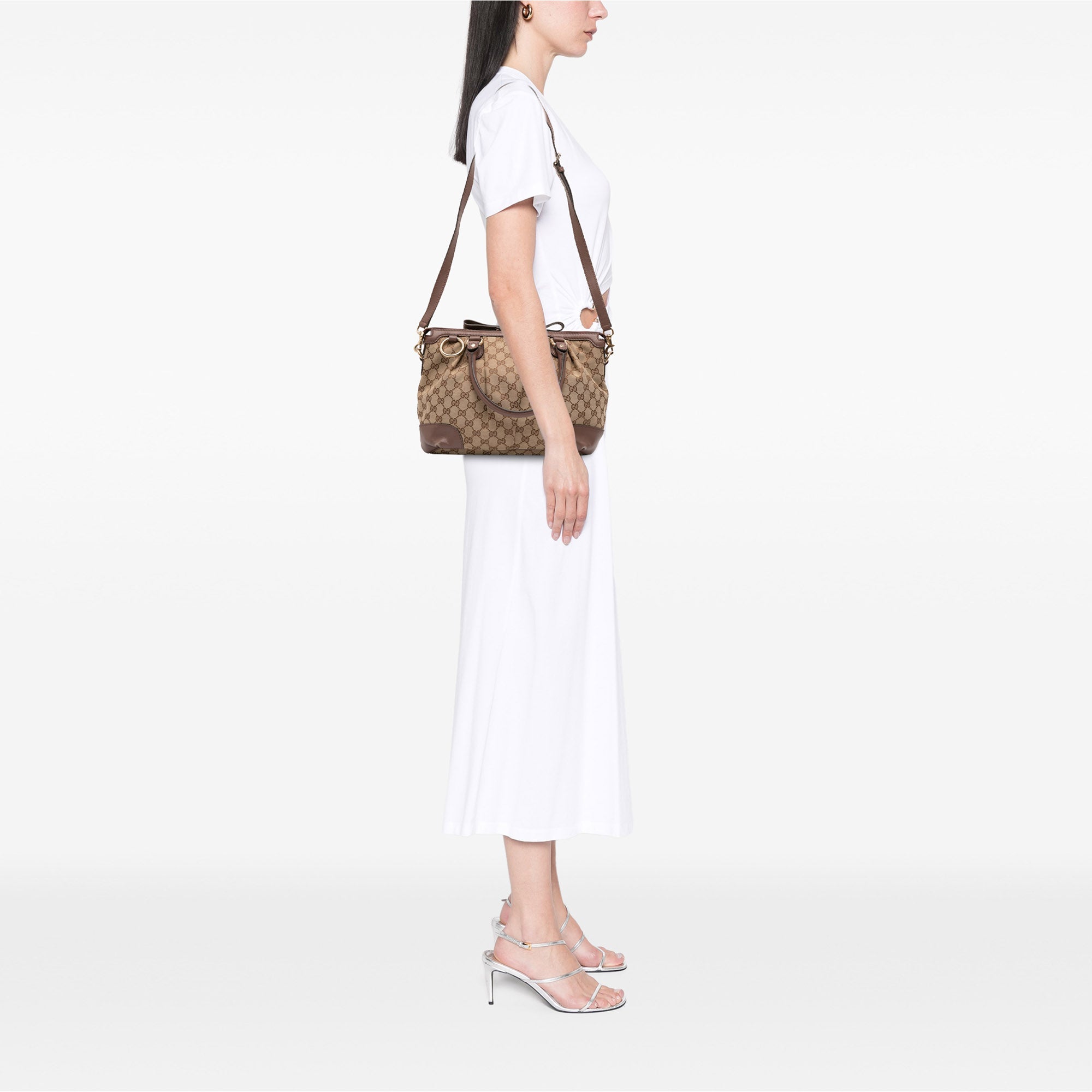 GG Canvas Sukey Satchel